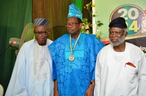 From Right; Arc. Bamidele Samson, Chief E.F. Ogunnaike and Chief Wole Akinwande