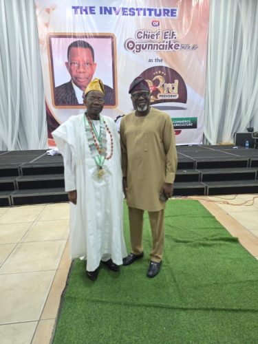 Investiture of Chief (Amb.) Emmanuel Folorunso Ogunnaike, MFR, JP as the 23rd President of Ibadan Chamber of Commerce, Industry, Mines and Agriculture