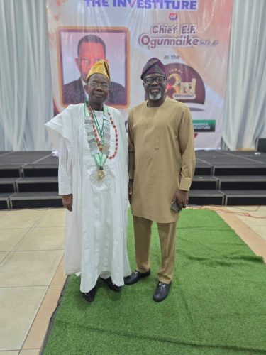 Investiture of Chief (Amb.) Emmanuel Folorunso Ogunnaike, MFR, JP as the 23rd President of Ibadan Chamber of Commerce, Industry, Mines and Agriculture